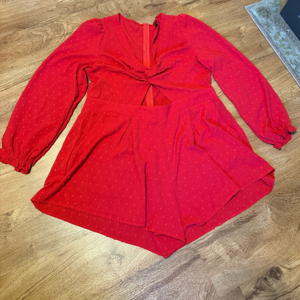 SHEIN curvy dressy romper